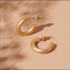 NWT Sanctuary Project Gold Hoop Earrings